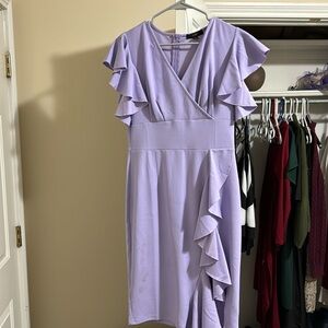 Knitee purple dress